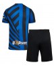 Günstige Inter Milan Heimtrikotsatz Kinder 2024-25 Kurzarm (+ Kurze Hosen)